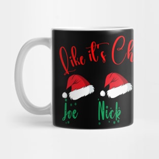 I Love Joe Kevin and Nick Of Course Quote Christmas Gifts Mug